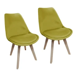 HTI-Living Stuhl Atlanta Velvet Curry Discount