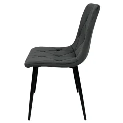 Stuhl Mesa Eco Velvet Grau ^ HTI-Living New