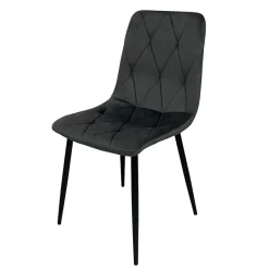 Stuhl Mesa Eco Velvet Grau ^ HTI-Living New