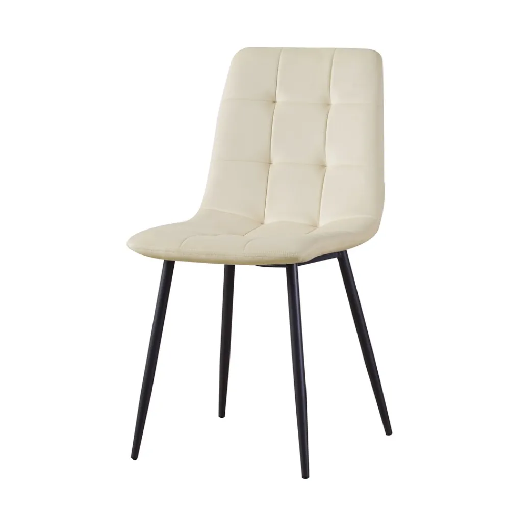 HTI-Living Stuhl Mesa Velvet Creme Best