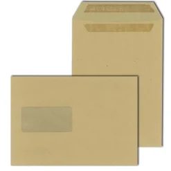 Versandtasche mit Fenster 500 St., selbstklebend DIN C5 ^ HTI-Living Online
