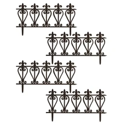 Zierzaun Ornament 4-teilig Nessa ^ HTI-Living Discount