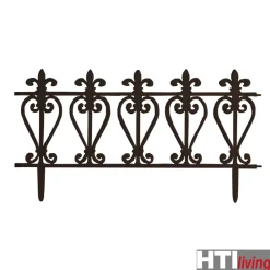 Zierzaun Ornament 4-teilig Nessa ^ HTI-Living Discount