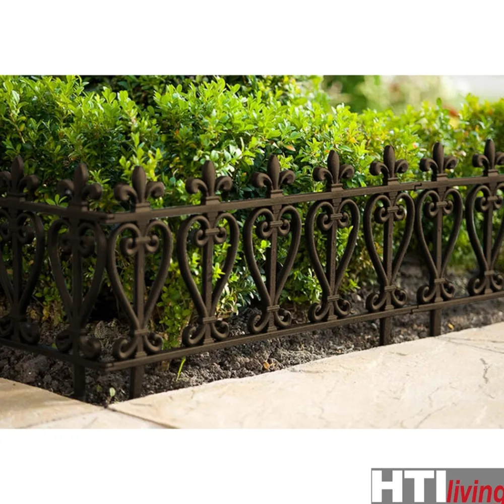Zierzaun Ornament 4-teilig Nessa ^ HTI-Living Discount