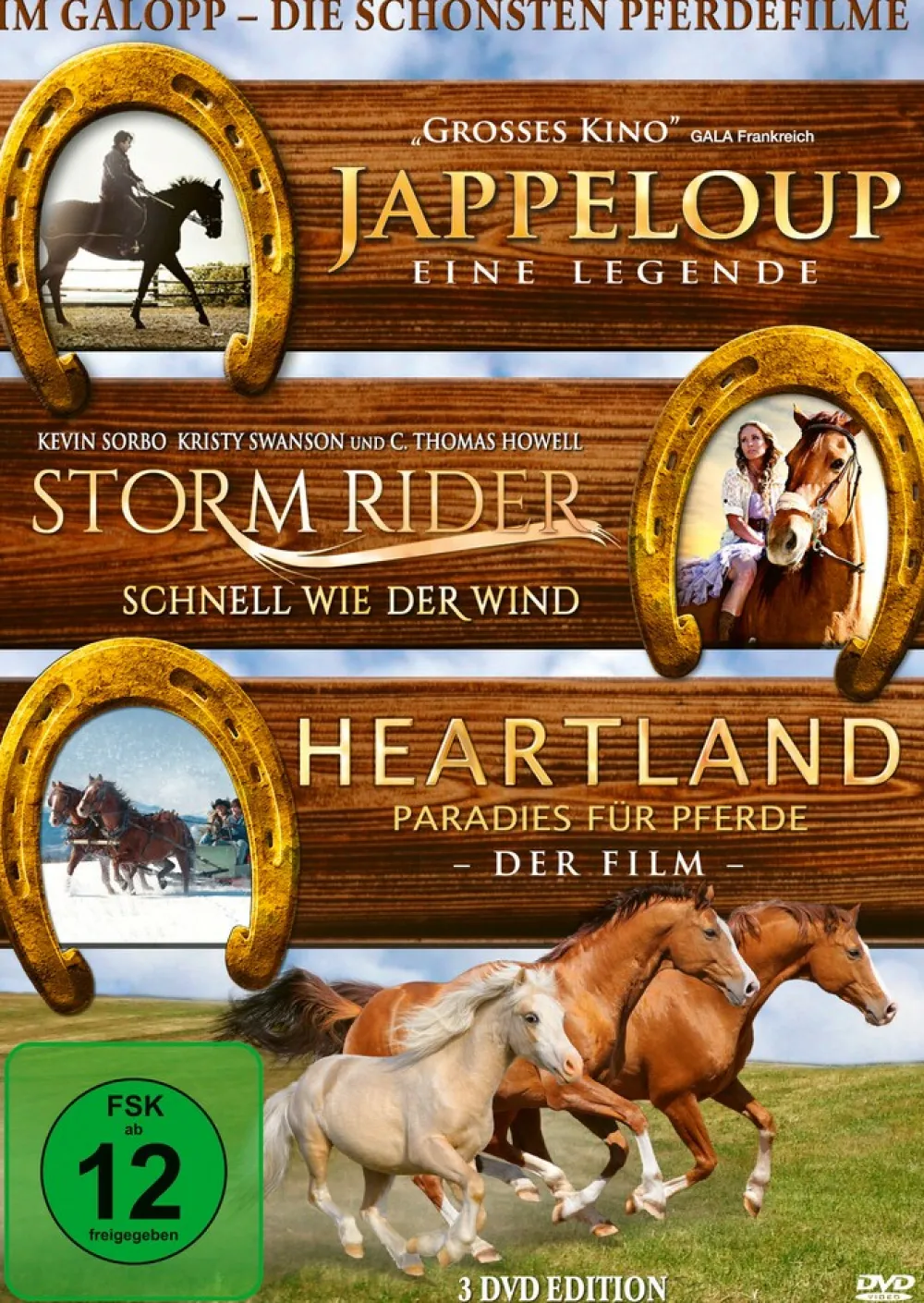 PLAION GmbH Im Galopp - Die schönsten Pferdefilme (3 DVDs) Best