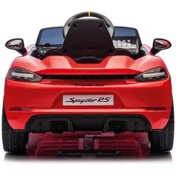 Porsche Spyder 12V Elektroauto für Kinder ab 3 Jahren – Luxuskinderauto mit Licht & Sound ^ INJUSA Hot