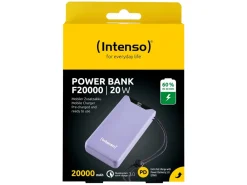 Intenso Powerbank F20000, 20000 mAh, Lila (USB-C, USB-A, 7332053) (Produkt aktuell ausverkauft) Outlet