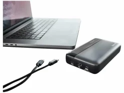Powerbank HE20000, Grau/Schwarz (20000 mAh, 100 Watt, Power Delivery 3.0) ^ Intenso Hot