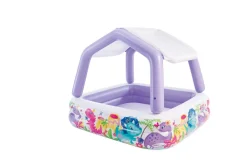 57470NP - Planschbecken - Sun Shade (lila, 157x157x122cm) mit Sonnenschutz ^ Intex Hot