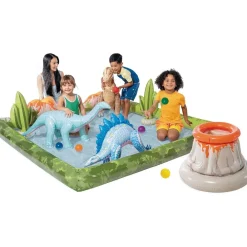 56132NP - Playcenter - Jurassic Adventure (201x201x36cm) Planschbecken Dinosaurier ^ Intex Outlet