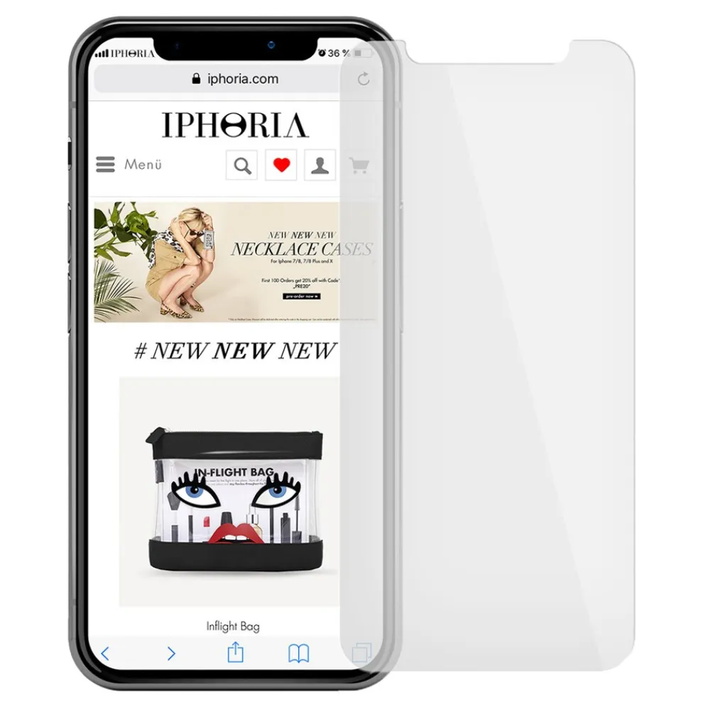 Iphoria HD Glass Protector iPhone 12 Smartphone / Tablet - Schutzglas transparent Discount