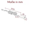 IR-Türschalter Kontakt Schnapp für LED Licht im Kleiderschrank Truhe Vitrine , 12VDC, max. 3A ^ kalb Material für Möbel Online