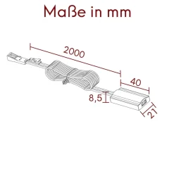 IR-Türschalter Kontakt Schnapp für LED Licht im Kleiderschrank Truhe Vitrine , 12VDC, max. 3A ^ kalb Material für Möbel Online
