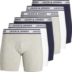 Jack&Jones JACOID BOXER BRIEF 6P Herren Boxerhort Schwarz New