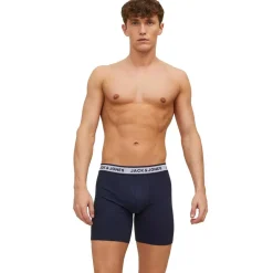 Jack&Jones JACOID BOXER BRIEF 6P Herren Boxerhort Schwarz New