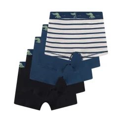 Sanetta Jungen Boxershort Schwarz/Blau/Beige