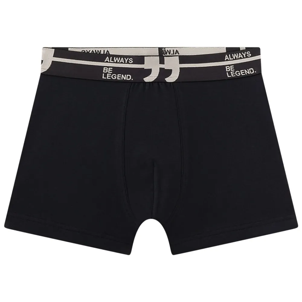Sanetta Jungen Boxershort Schwarz/Grau/Orange Discount