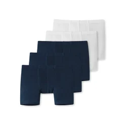 Schiesser Jungen Boxershort Mehrfarbig Dunkelblau/Weiß New