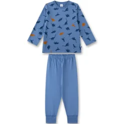 Sanetta Jungen Pyjama Blau Outlet