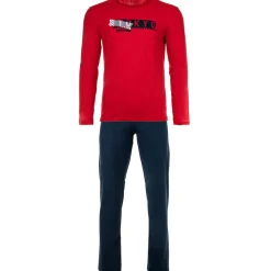 Sanetta Jungen Pyjama Blau/Rot Clearance