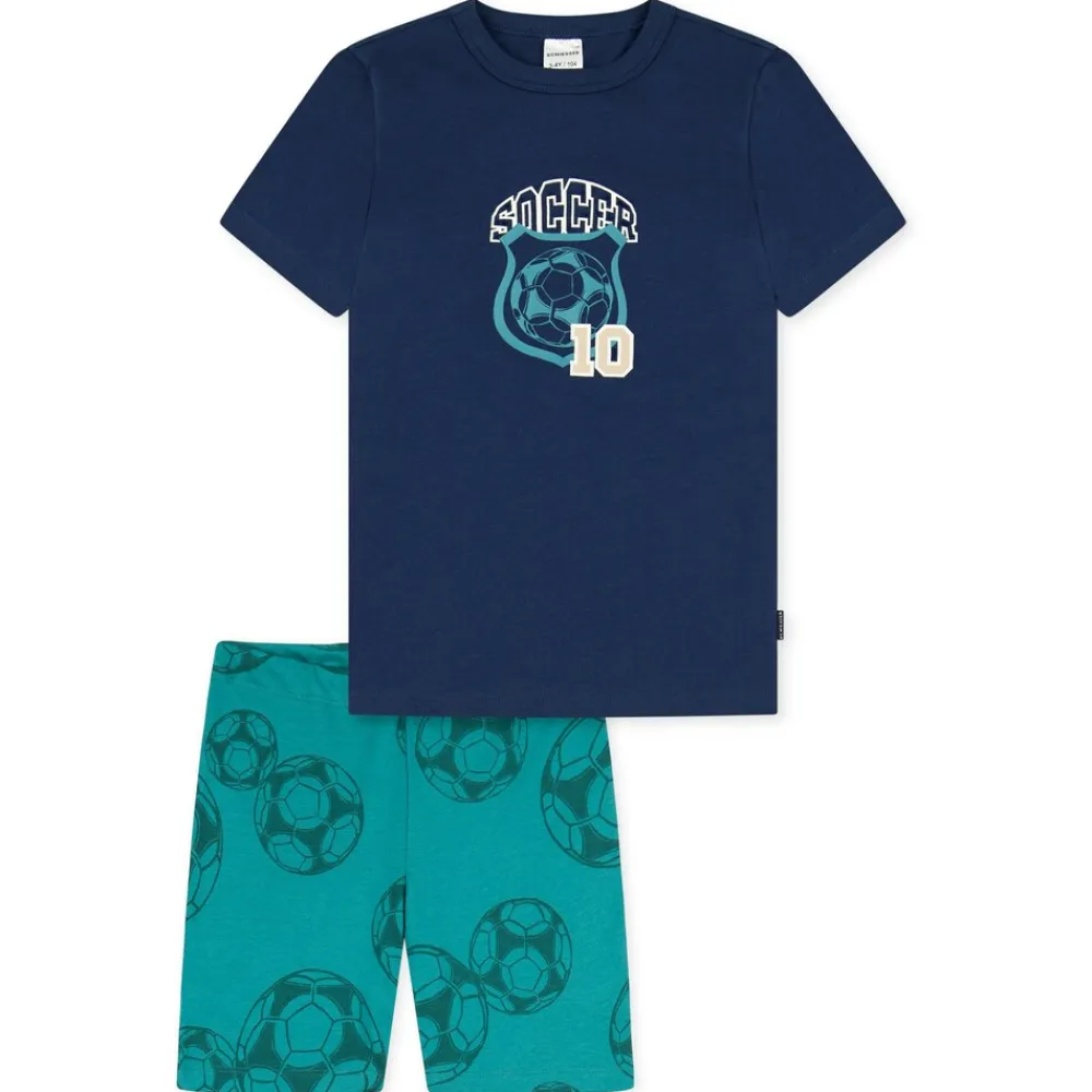 Schiesser Jungen Pyjama Blau