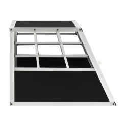 Juskys Au Hundetransportbox - 69×54×50 c verschießbar & pfegeeicht - Hundebox für Hunde Best