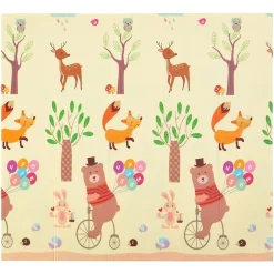 Kinder Spielmatte Jakob 180x200 cm Tiere - XXL Matte Schaumstoff - faltbar & soft - ^ Juskys Outlet