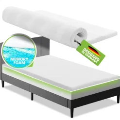 orthopädischer Topper - 7 Zonen aus Memoryschaum 7 cm dick H2 - H3 ^ Juskys