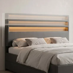 Juskys Polsterbett Lyon 180 x 200 cm dunkelgrau mit Kaltschaummatratze Clearance