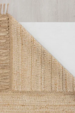 KADIMA DESIGN Jute-Teppich uni Beige 200 x 290 cm - CONWY | Clearance