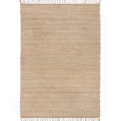 KADIMA DESIGN Jute-Teppich uni Beige 200 x 290 cm - CONWY | Clearance