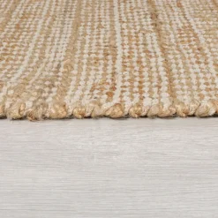 KADIMA DESIGN Jute-Teppich uni Beige 200 x 290 cm - CONWY | Clearance