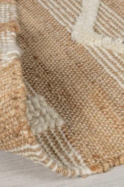 Jute-Teppich Wollmischung 200 x 290 cm - WHARFE | Kadima ^ KADIMA DESIGN
