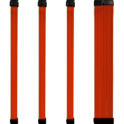 Kabel-Sleeve-Set - Rot - ^ ONE GAMING Best