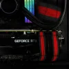 Kabel-Sleeve-Set - Schwarz/Rot - ^ ONE GAMING New