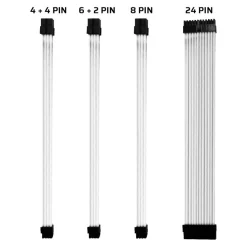 ONE GAMING Kabel-Sleeve-Set - Weiß - Sale