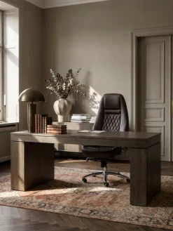 Chefsessel MADRID Echtleder, ergonomisch, Aluminium-Fußkreuz, bis 120 kg, 8 Stunden Sitzdauer ^ KADIMA DESIGN New