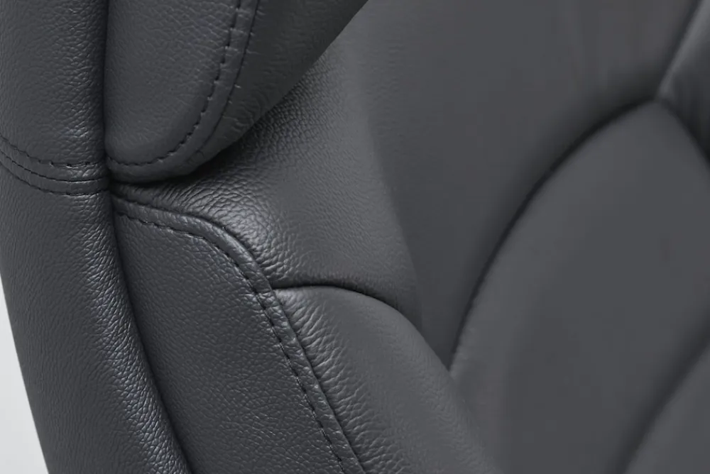 KADIMA DESIGN Chefsessel MIRON aus Leder, Multiblockwippmechanik, bis 120 kg, in 3 Farben verfügbar Schwarz Sale
