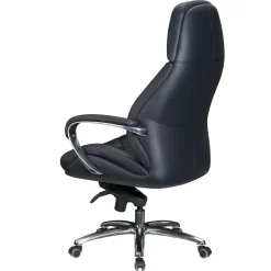 KADIMA DESIGN Chefsessel MIRON aus Leder, Multiblockwippmechanik, bis 120 kg, in 3 Farben verfügbar Schwarz Sale