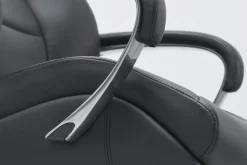 KADIMA DESIGN Chefsessel MIRON aus Leder, Multiblockwippmechanik, bis 120 kg, in 3 Farben verfügbar Schwarz Sale