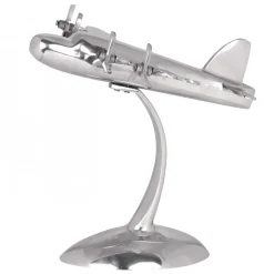 KADIMA DESIGN Deko Flugzeug Propeller aus Aluminium, 42x30 cm, elegantes Design, handgefertigt, robuste und langlebige Konstruktion