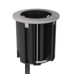 kalb | Einbausteckdose 230V Tischsteckdose 54mm rund für Montage in und an Möbeln / Platten, mit EU-Stecker, inkl. farbiger Blenden ^ kalb Material für Möbel New