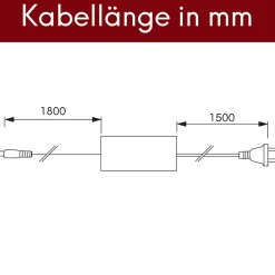 kalb | Lineara Netzteil 80W 24VDC Flachnetzteil mit Anschlusskabeln ^ kalb Material für Möbel Best