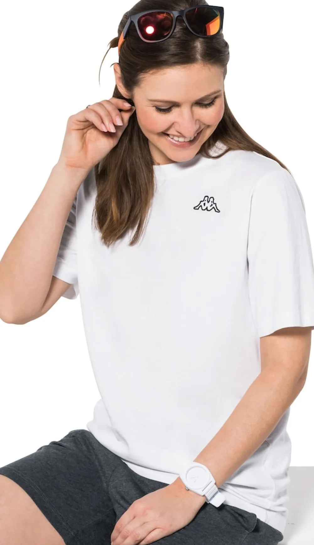 Kappa T-hirt uniex für port und Freizeit rot Discount
