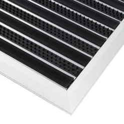 Karat Alu-Fußmatte Spectral | PVC Bürsten New