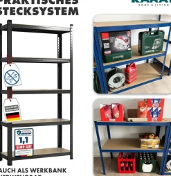 karatcommercial Schwerlastregal | Schwarz Best