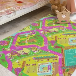 Karat Kinderspielteppich auf Maß | Campus | Grün Discount