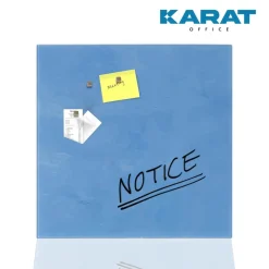 Karat office Design-Glas-Memoboard | Print | Blau Best