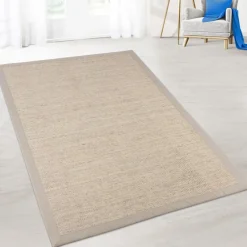 Karat Sisal-Teppich  | Latex-Rücken | Echte Naturfasern | Marble New