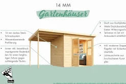 Karibu Gartenhaus Kano im Set ^ Karibu Holztechnik Clearance